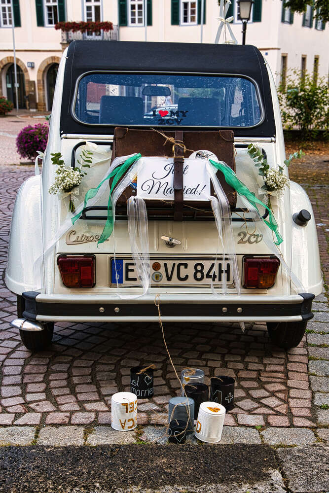 Auto Brautpaar (Sascha Blei Fotografie)