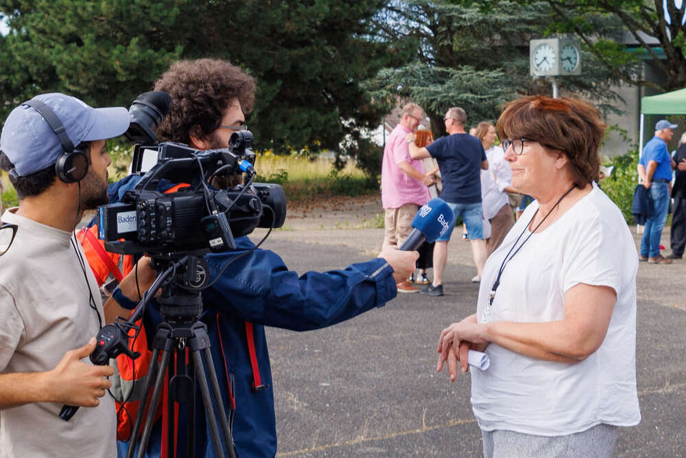 Oberb&uuml;rgermeisterin Bruchsal bei einer Veranstaltung (MB Darc Picture Art)