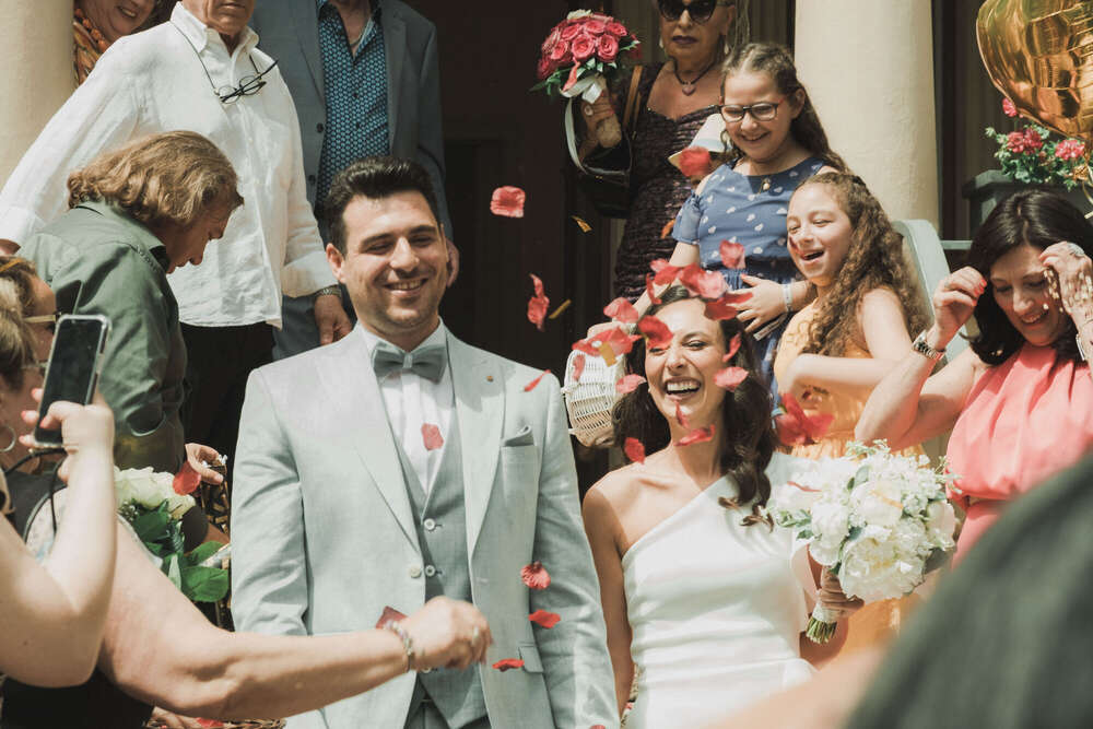 Hochzeit Standesamt Brautpaar (Nicolai Froundjian)