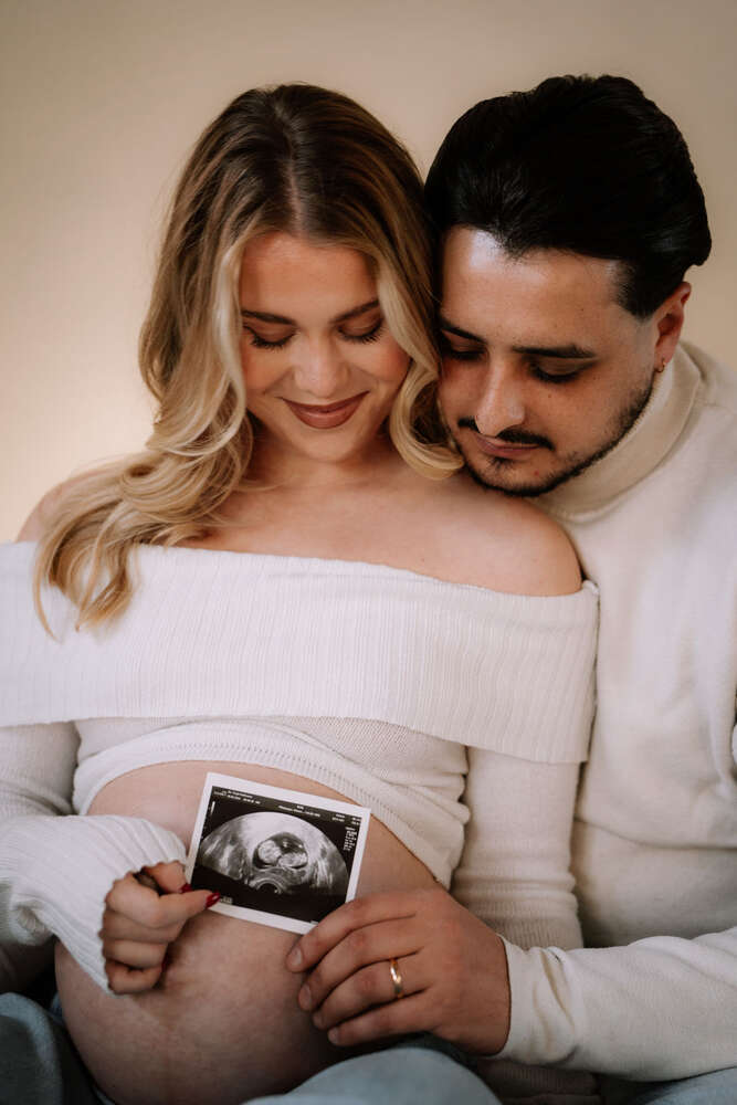 Familien und Babybauch Fotos