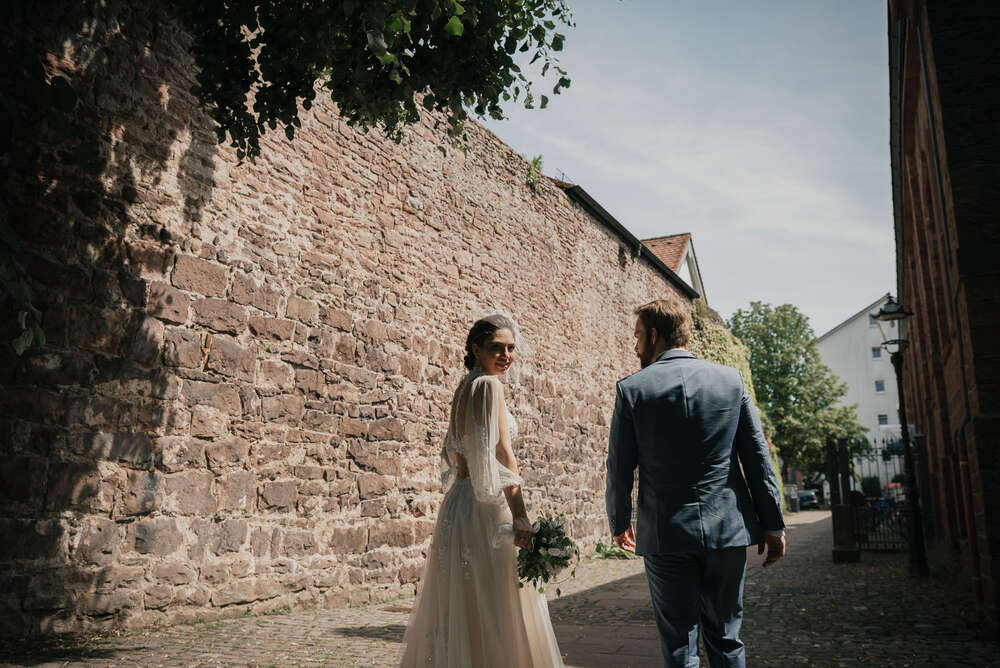 Brautpaar in Ettlingen (CB Hochzeitsfotografie)
