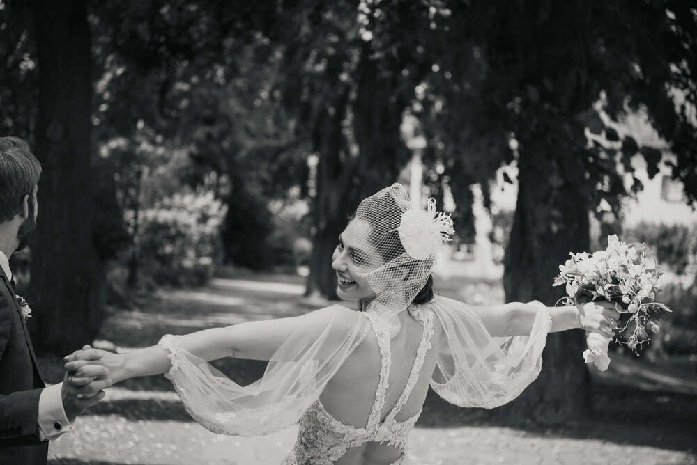 Eine glücklige Braut! (CB Hochzeitsfotografie)