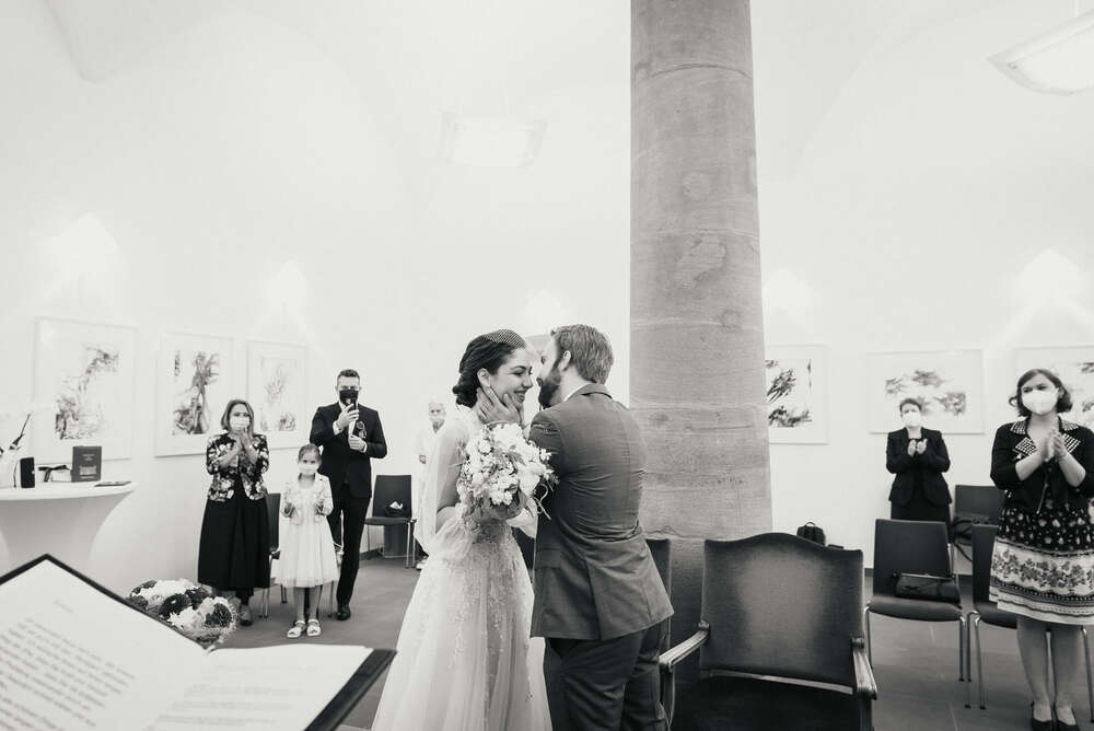 Trauung im Standesamt in Ettlingen (CB Hochzeitsfotografie)