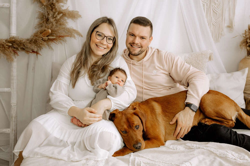 Familie mit Hund (Moments by Miri)