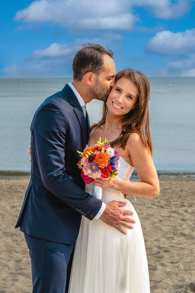 Hochzeitsmomente am Strand (Ehab Wriedt)