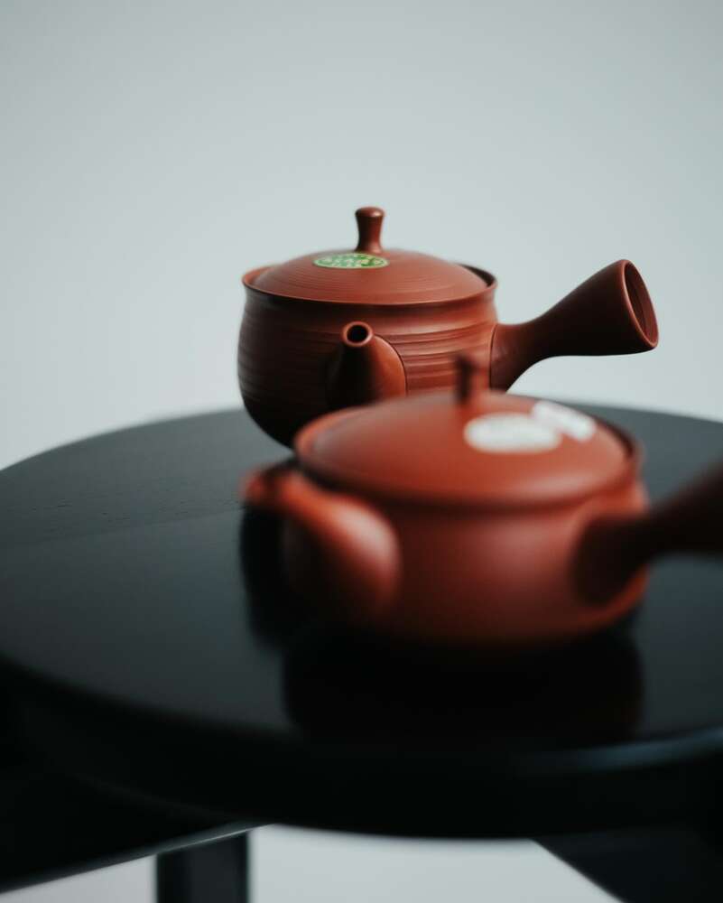 Japanese tea pot (tamaste)