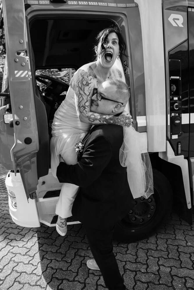 Hochzeit mit Humor – Feuerwehr Altrip (FOKUSNAH)