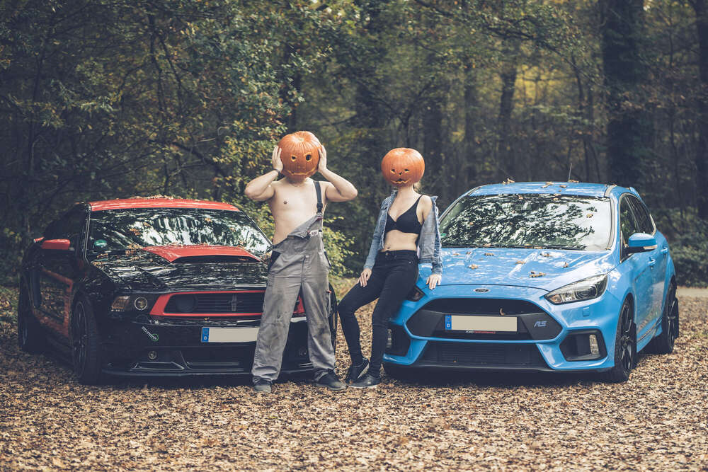 Halloween trifft PS – Spaßshooting im Wald von Hessen (FOKUSNAH)