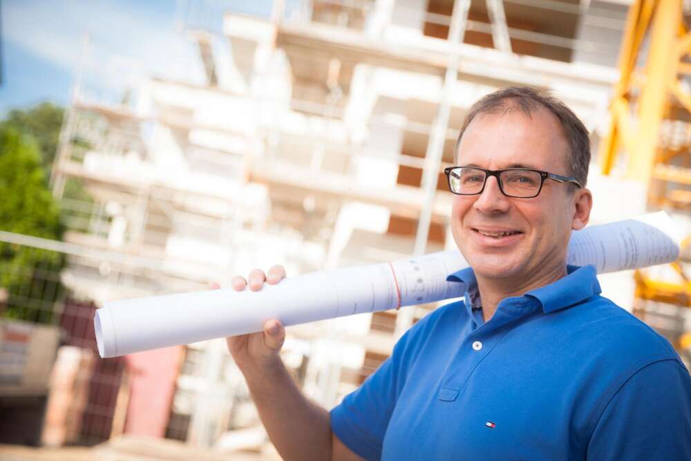 Architektenportrait auf der Baustelle (25pictures)