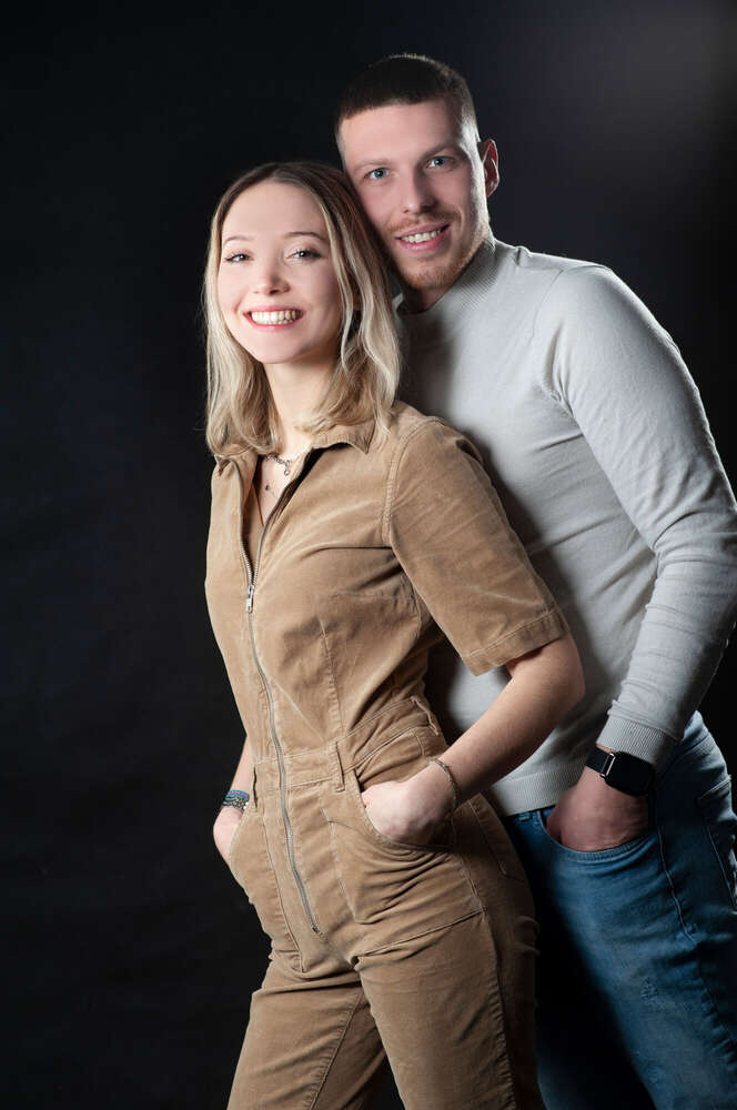 Portrait Paar im Studio (Foto Boutique Karin)