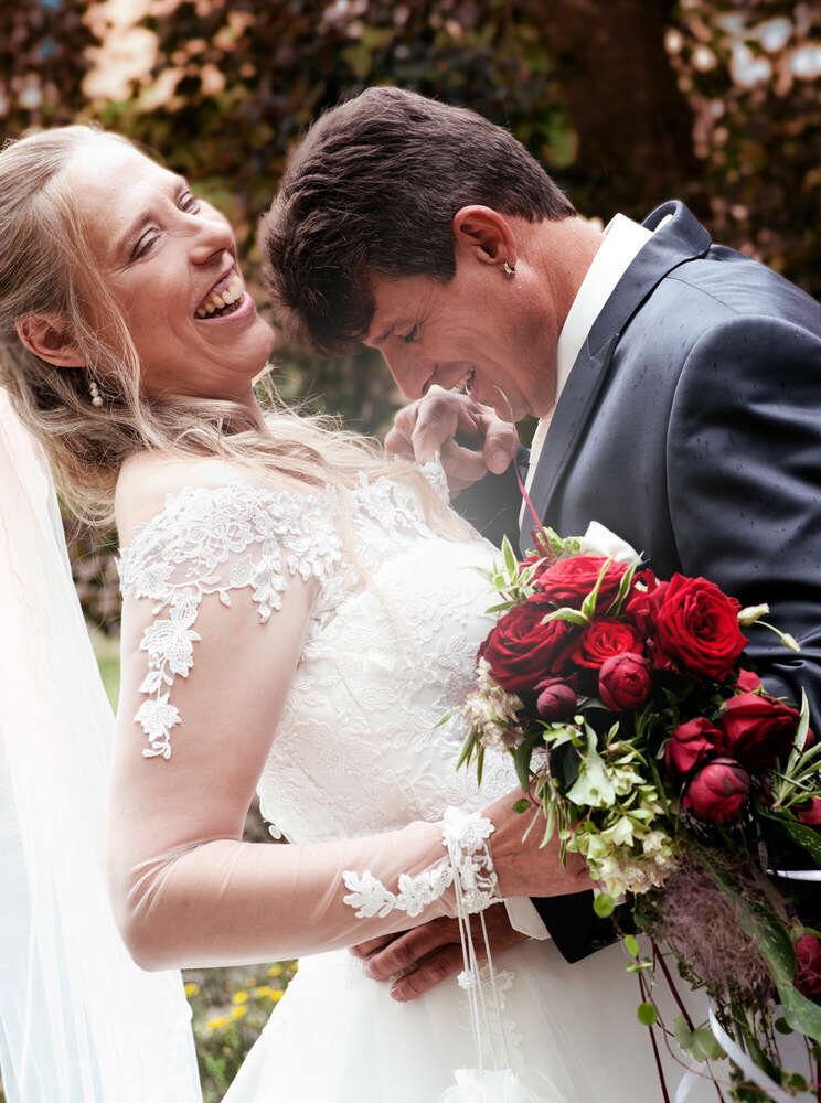 Hochzeit mit Spa&szlig; (Foto Boutique Karin)