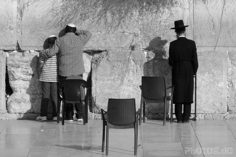 Gebet an der Westmauer, Jerusalem (photog.de  -  Presse - Reportage - Workshops)