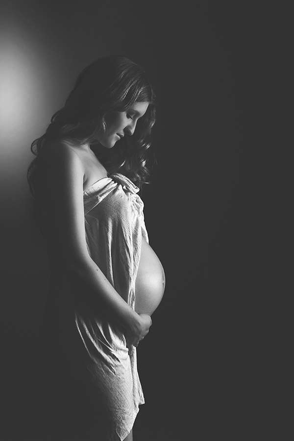 Romantischer Babybauch (Liebefotografieren)