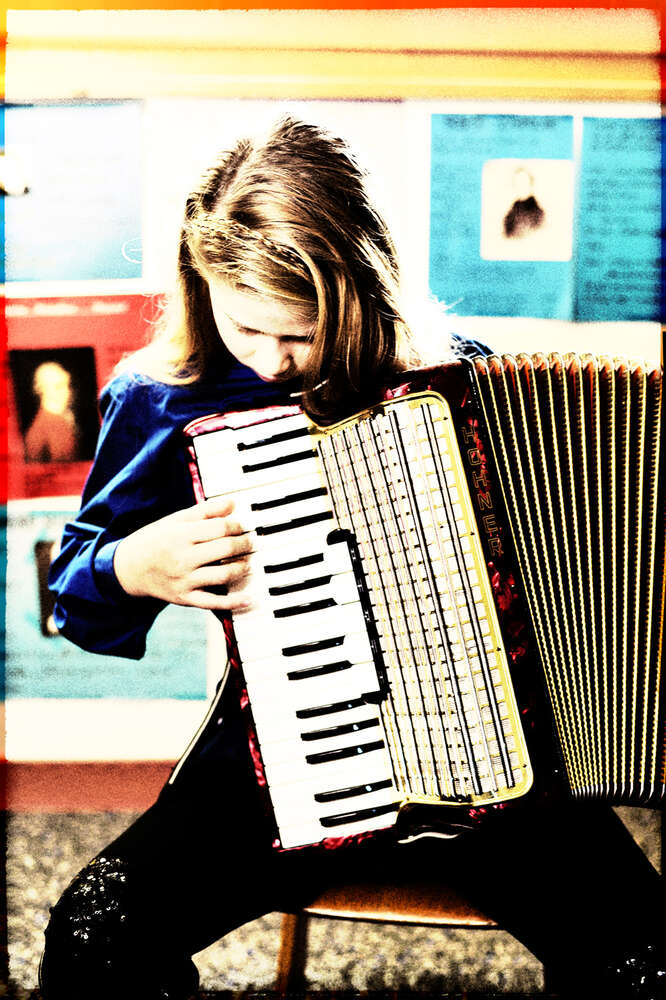 Akkordeonspielerin (EE fotografie)