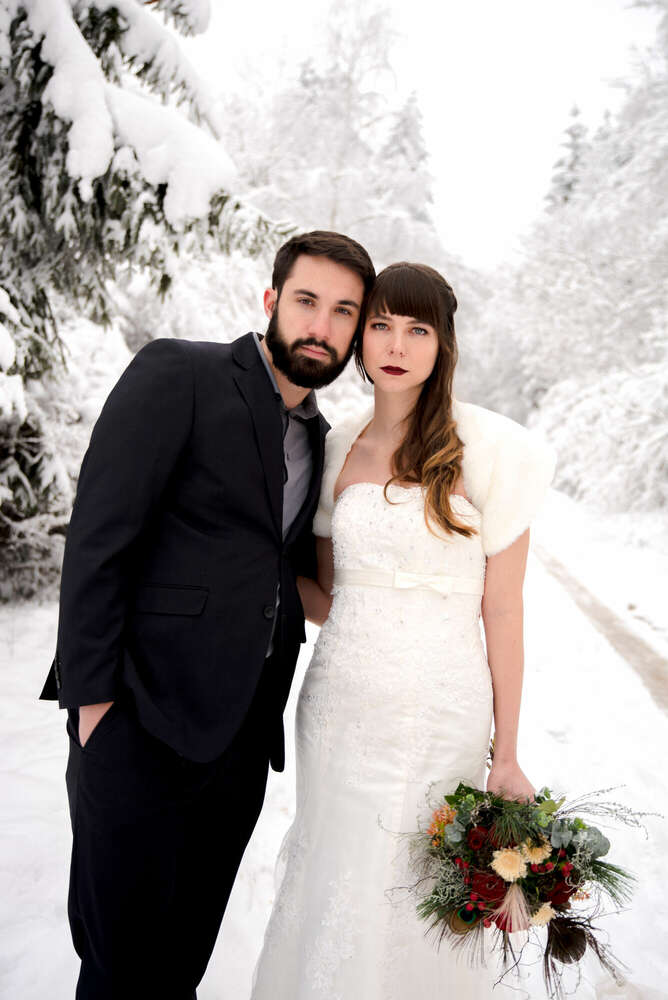 Styled Shooting im Schnee