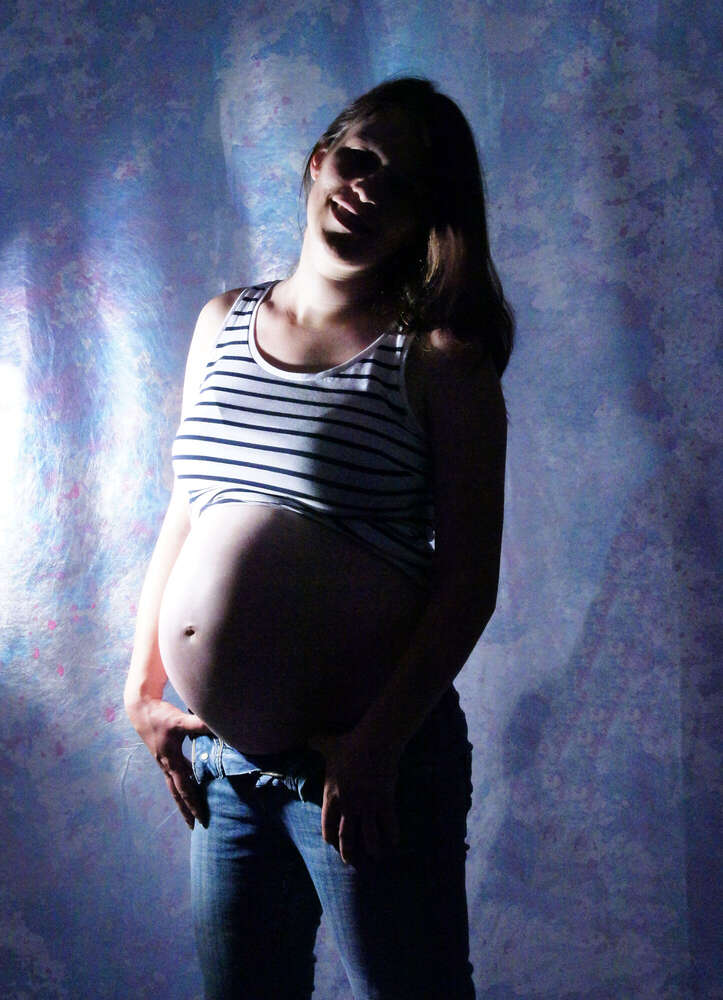 Der Bauch wächst (Fotohaus Lenzen)
