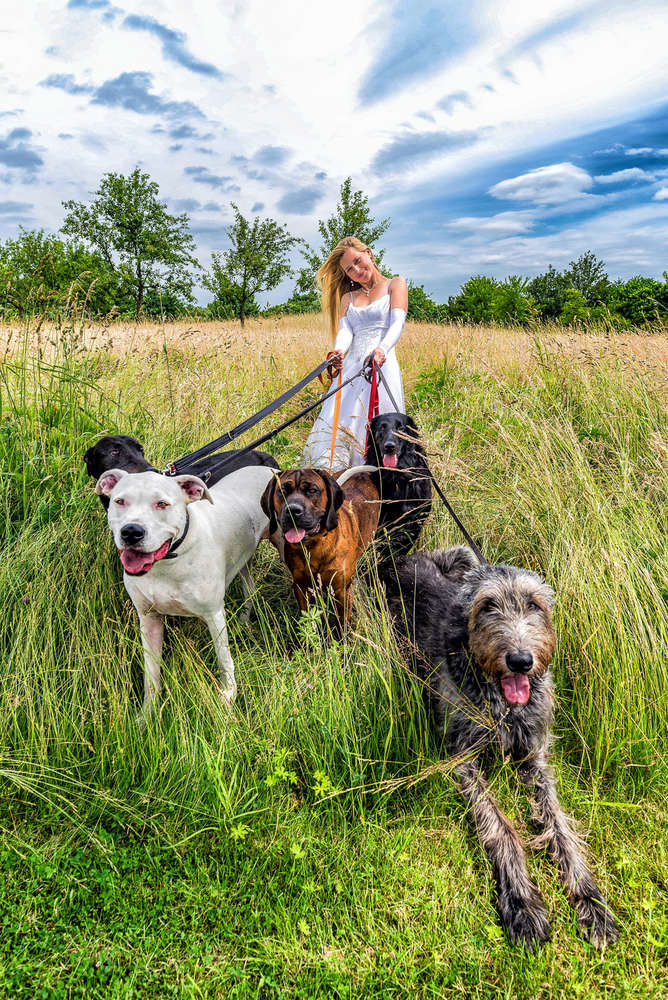 Braut mit Anhang (Christian Knospe Fotografie)