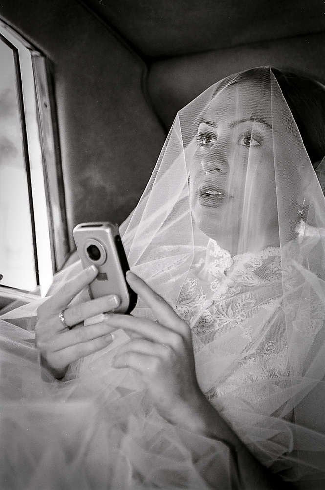 Hochzeitfoto schwarzweiß (Lebensmomente Fotografie)