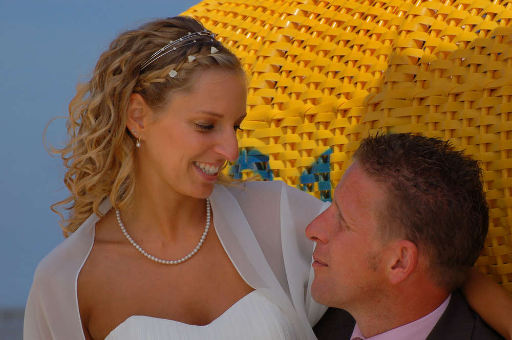 Brautpaar am Strand (Ihr Fotograf in Cuxhaven)
