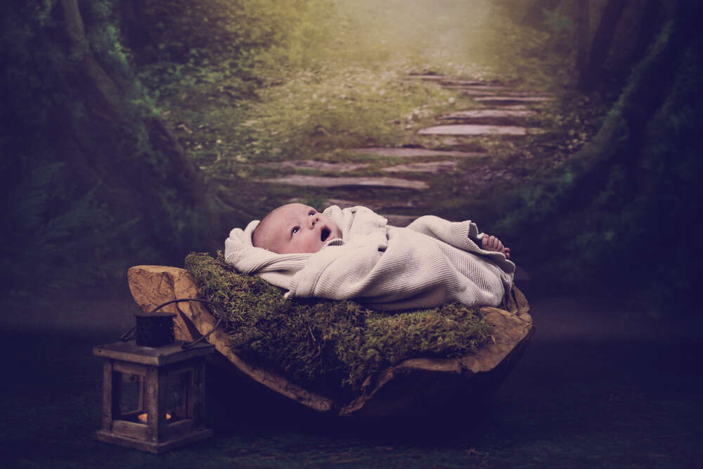 Windelkind im Zauberwald (focuspokus - zauberhafte Fotos)