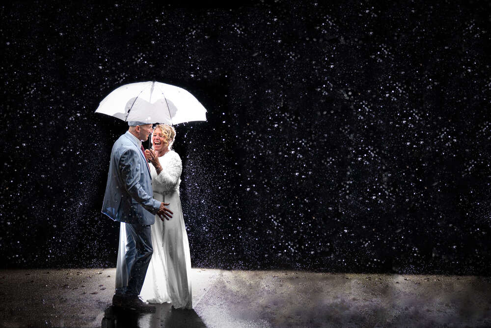 ..im Regen (Joel Pinto Weddingphotography)