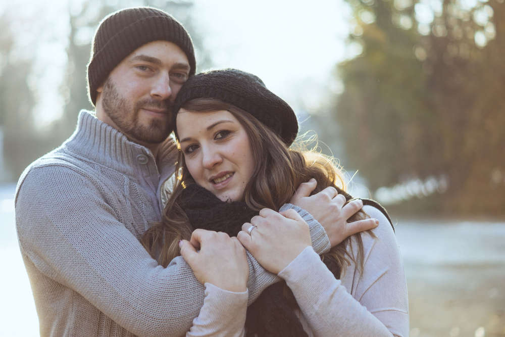 Paarfotosession im Winter (Sibylle Wegner Fotografie)