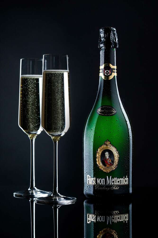 Glas Flasche (Portrait Salon Fotostudio Meisterbetrieb)