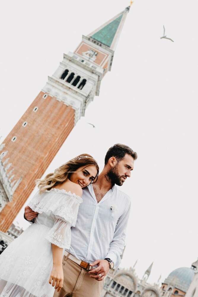 Hochzeit Venedig (Portrait Salon Fotostudio Meisterbetrieb)