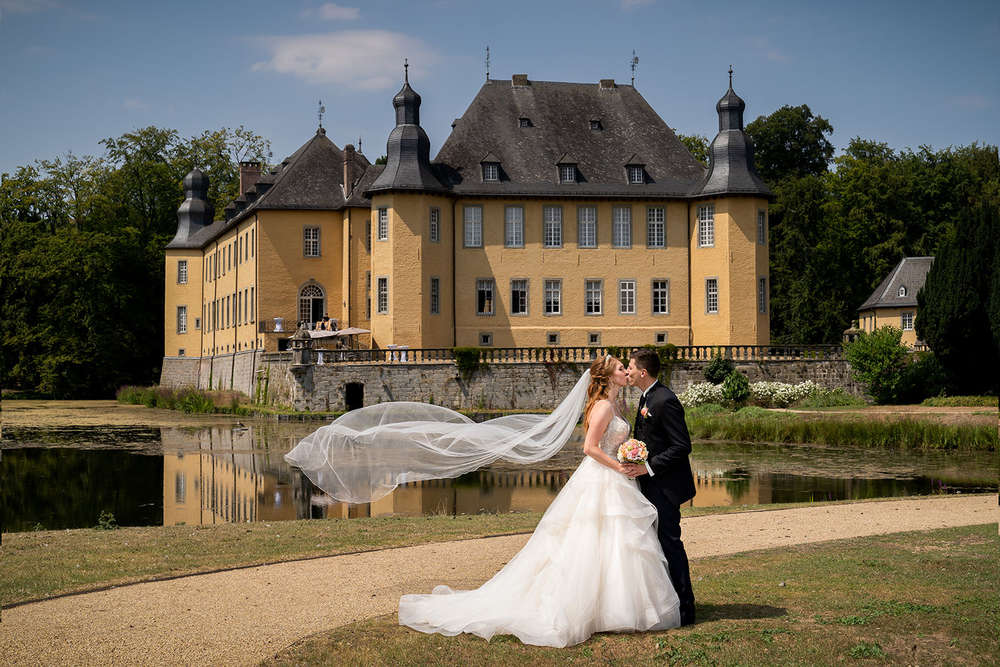 Brautpaar Schloss Dyck (T & P Fotografie)