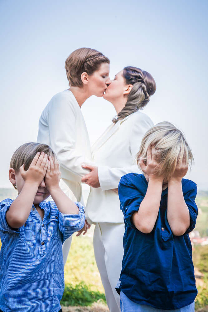 Hochzeitsfoto Frauenpaar (Hochzeitsfotograf Christian Stumpf)