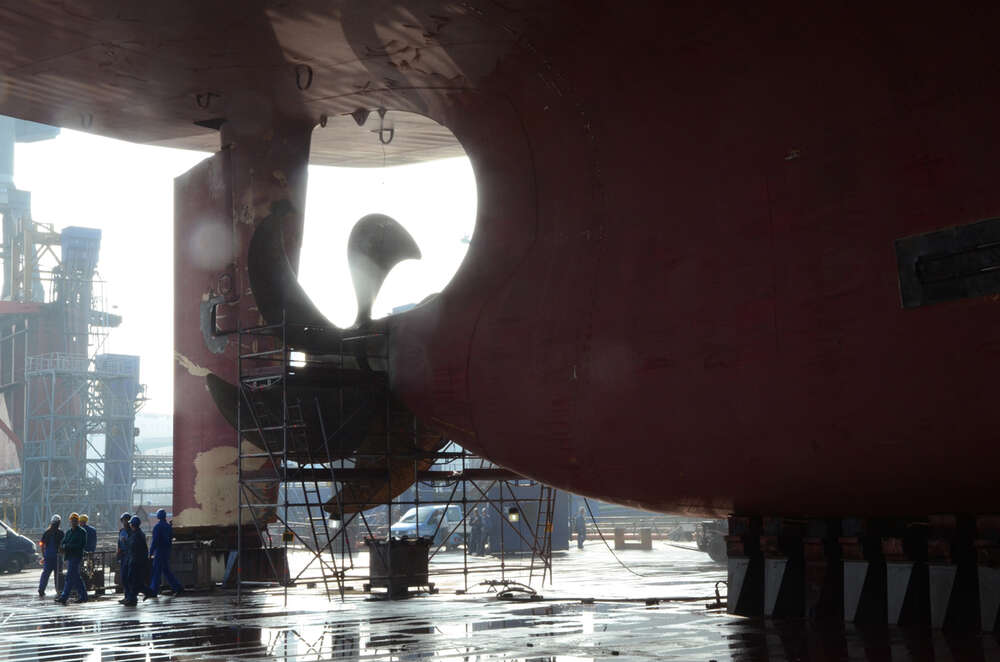 Hamburger Hafen - fotografiert bei Blohm+Voss (Industriefotografie-Schwellies)