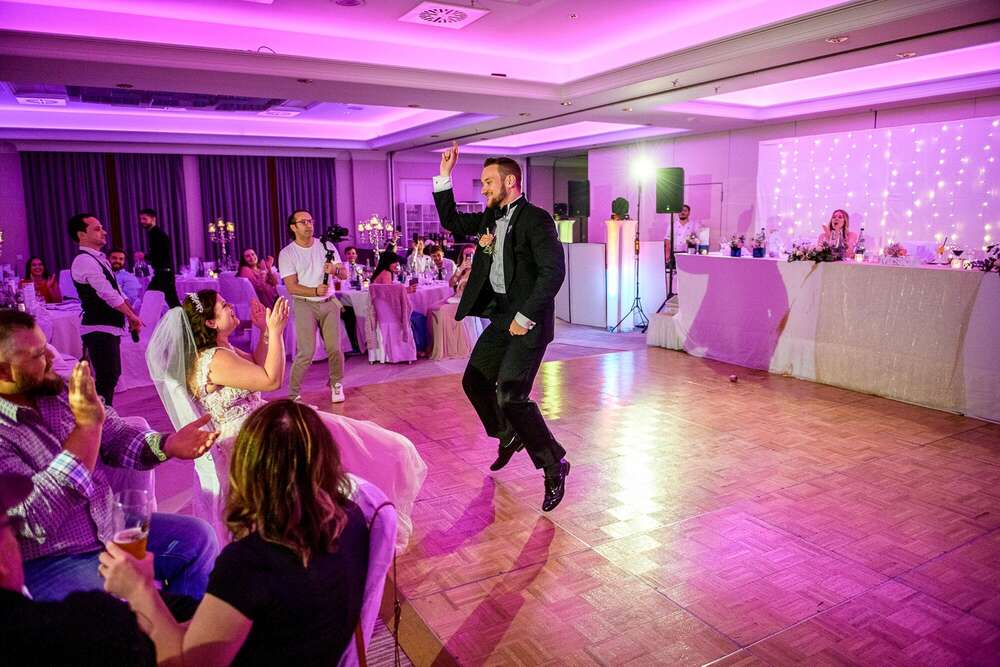 Hochzeitsfotografie im Marriott Hotel in München Schwabing (Wolfgang Burkart Fotografie)